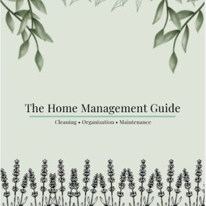 Home Management Planner | Digital Cleaning & Household Organization Planner